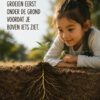 2026-05 groei wortels + Wortels groeien eerst onder de grond
