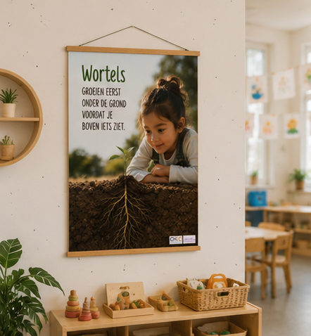 2026-05 mockups wortels poster 03 Wortels groeien eerst onder de grond