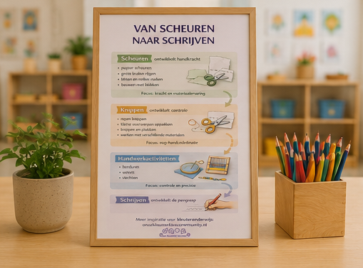 2026-05 mockupsvan scheuren naar schrijven poster 04 Van scheuren naar schrijven